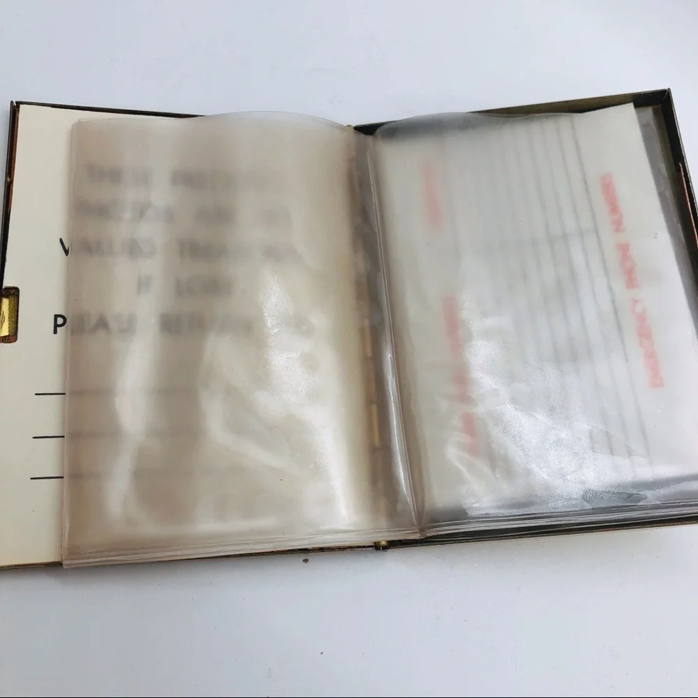 Vintage photo box album silk decorated